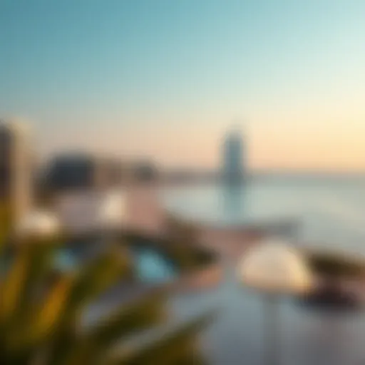 Scenic view of Ajman Beachfront