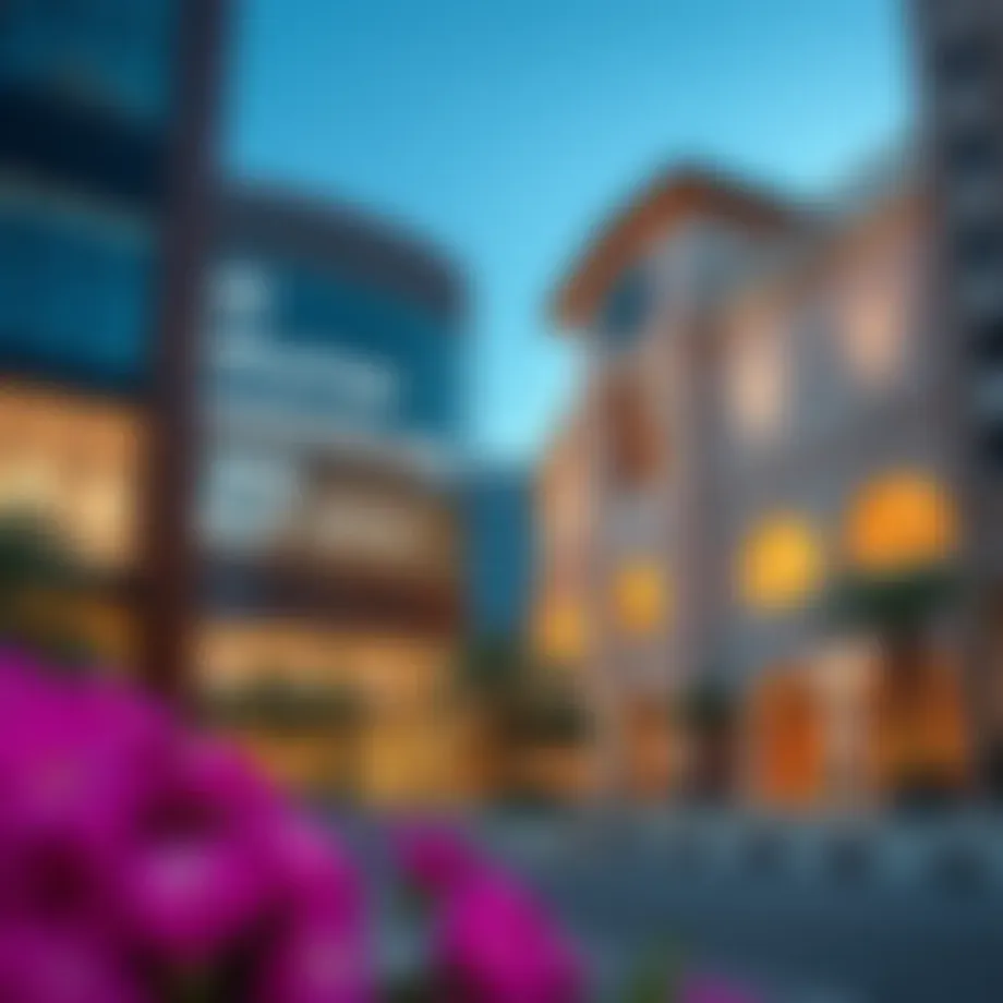 Exterior view of Al Ghurair Warehouse Complex showcasing modern architecture