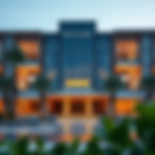 Stunning exterior view of Bulgari Resort and Residences Dubai