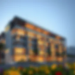 Stunning architectural facade of Cove by Imtiaz