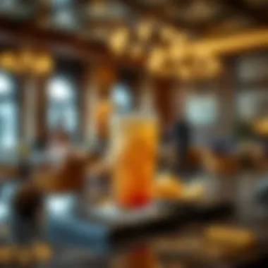 Local Flavors in Signature Beverage at مطعم المنزل المصفح Signature beverage served at مطعم المنزل المصفح highlighting local flavors