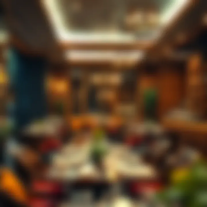 Inviting ambiance of مطعم المنزل المصفح with a vibrant atmosphere