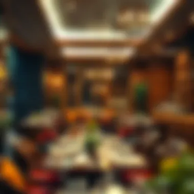 Inviting Ambiance of مطعم المنزل المصفح Inviting ambiance of مطعم المنزل المصفح with a vibrant atmosphere
