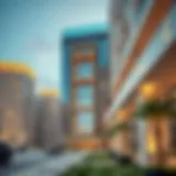 Stunning architectural view of Deyaar Noor Midtown showcasing modern design elements