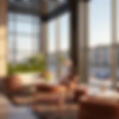 Lifestyle Amenities of Deyaar Noor Midtown Luxurious lifestyle amenities within Deyaar Noor Midtown, highlighting residential comfort