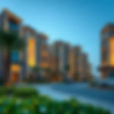 Residential Architecture in Al Barsha Luxurious residential buildings representing Al Barsha's real estate landscape