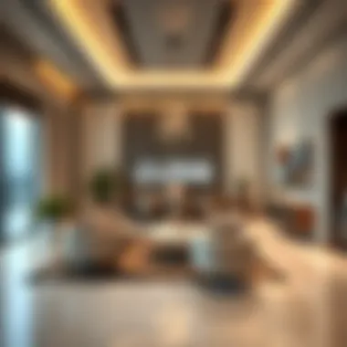 A modern office showcasing Al Khail Real Estate Broker services