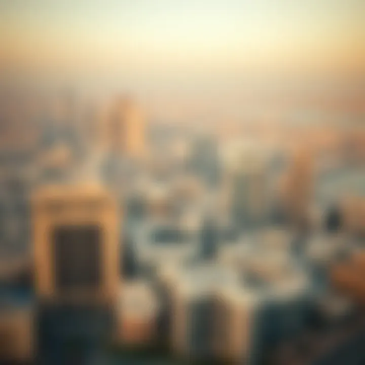 Aerial view of بوابة الورقاء showcasing its urban landscape