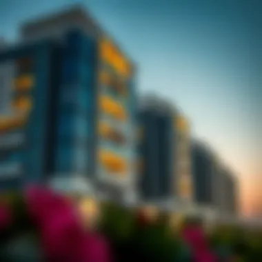 Modern residential buildings in بوابة الورقاء