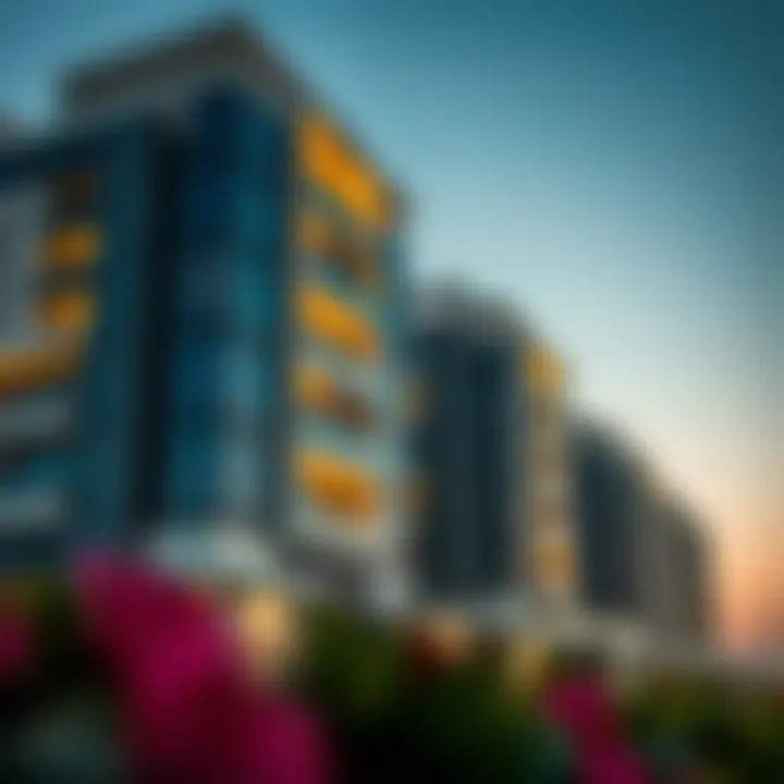 Modern residential buildings in بوابة الورقاء