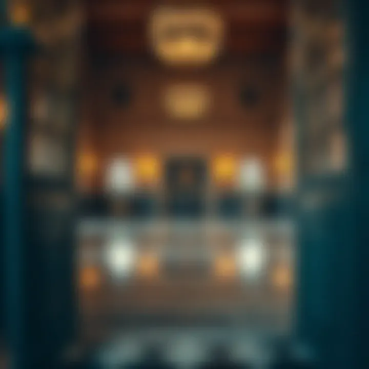 View of a shuttered museum in Dubai