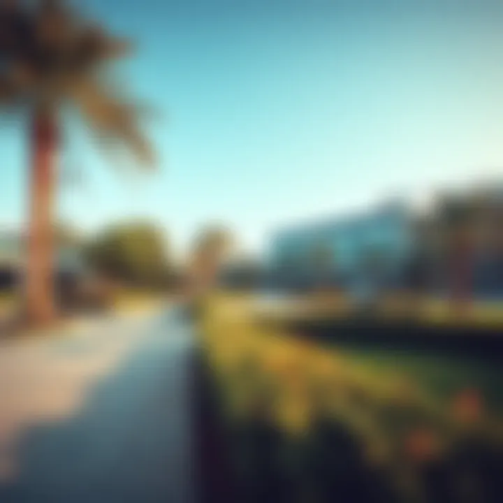 A tranquil park space near Emirates Hospital Jumeirah, perfect for relaxation
