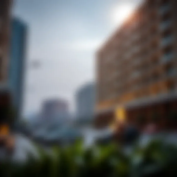 Trends in pricing for hotel apartments across various neighborhoods