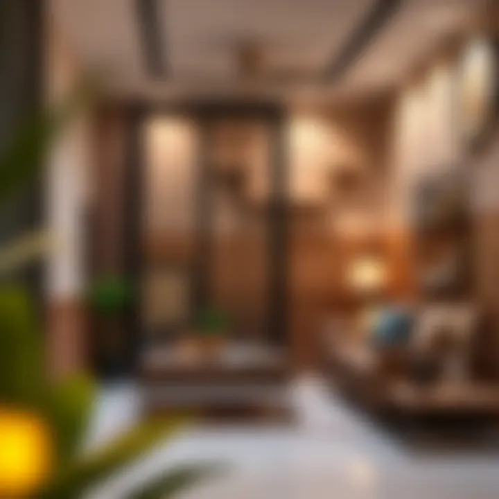 Cozy partition rental space designed for comfort