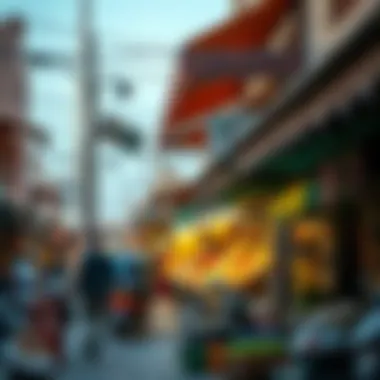 Vibrant market scene in Al Rigga highlighting local culture