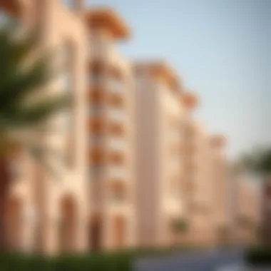 Stylish Residential Buildings in Al Quoz Stylish residential buildings highlighting the neighborhood's living spaces