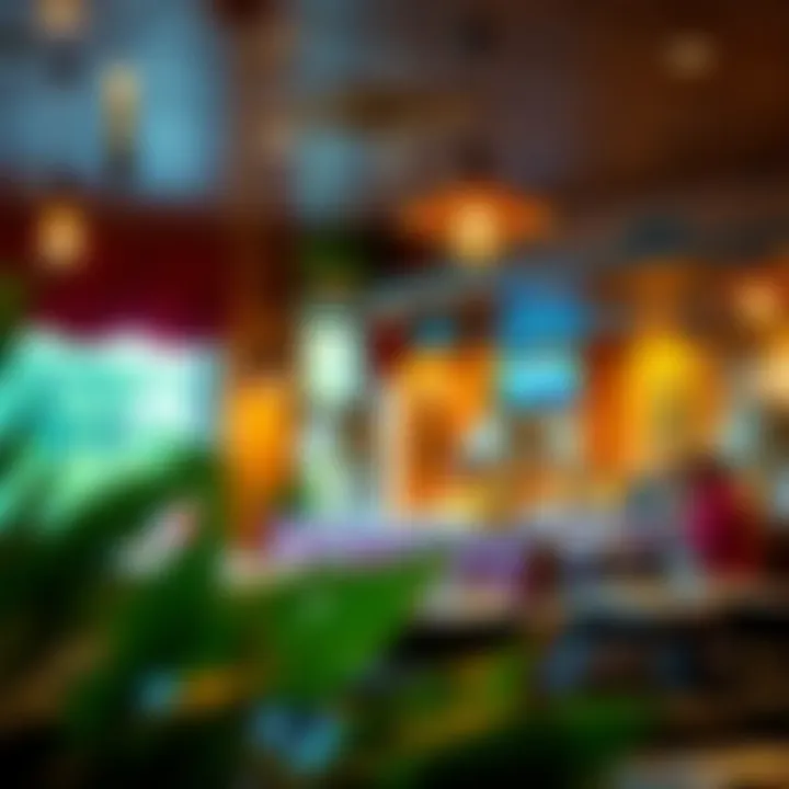 Charming restaurant interior with a cozy atmosphere