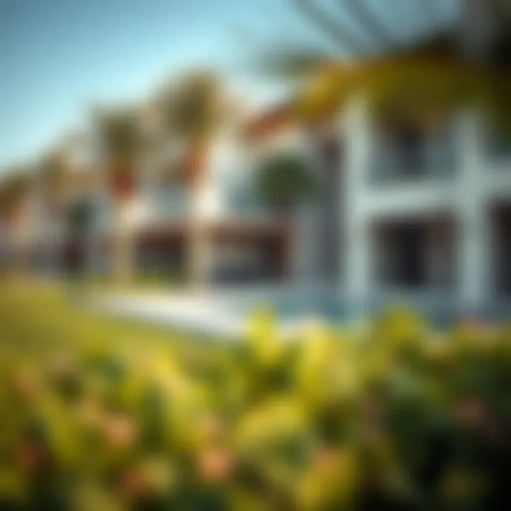 Sarai Villas surrounded by lush landscaping and community amenities