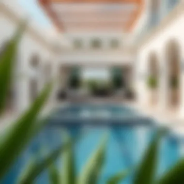 Beautiful outdoor area featuring a private pool at Sarai Villas