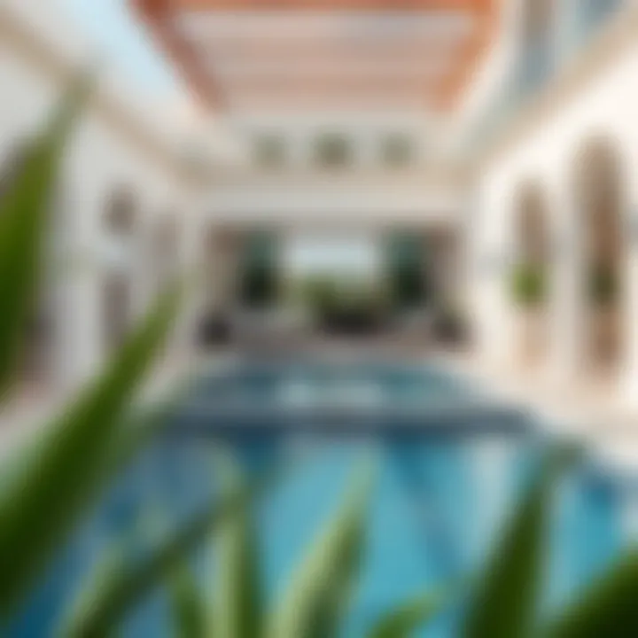 Beautiful outdoor area featuring a private pool at Sarai Villas