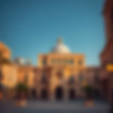Historical landmarks in Satwa Square highlighting its rich heritage