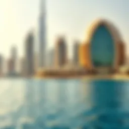 Luxurious Dubai skyline showcasing iconic architecture