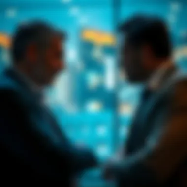 Investors Analyzing Market Trends Investors analyzing market trends