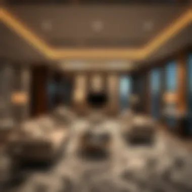 Luxurious office interiors within One by Omniyat Tower