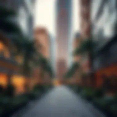 Surrounding neighborhood of One by Omniyat Tower