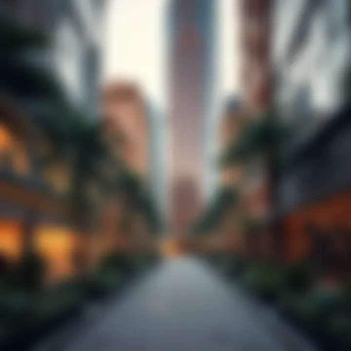 Surrounding neighborhood of One by Omniyat Tower