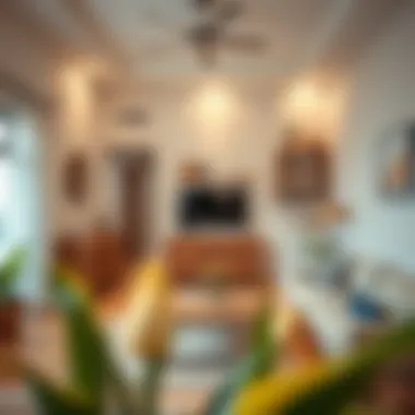 Cozy rental apartment with local decor elements