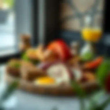Global Flavors for Breakfast A beautifully plated international breakfast with diverse culinary influences