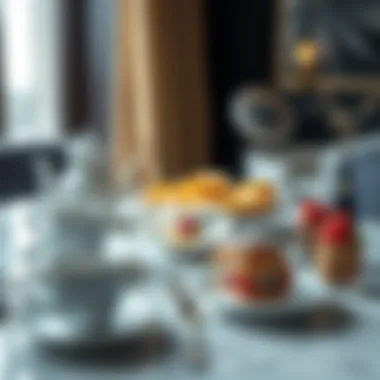 Luxurious Breakfast Selection Artisanal pastries and fresh fruits served for a luxurious breakfast