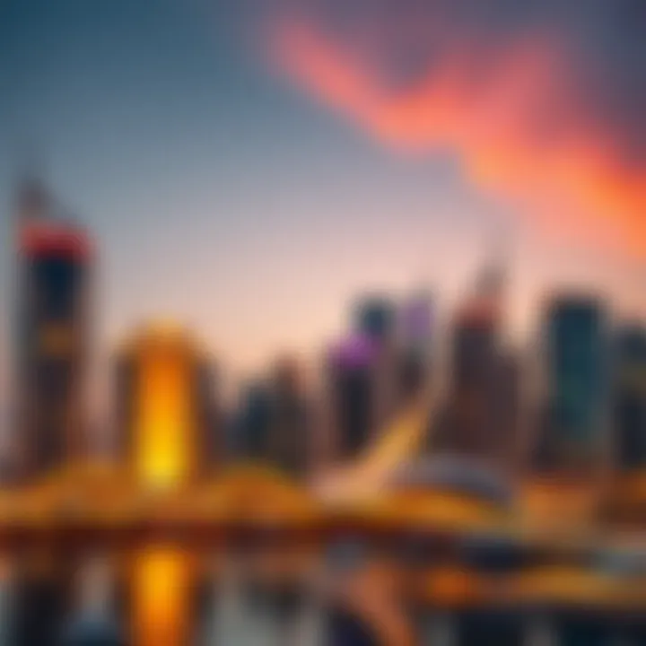 Dynamic skyline of Business Bay
