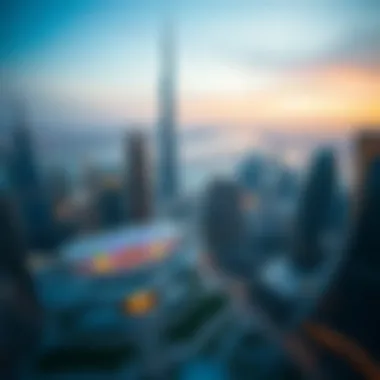 Sky View Dubai in Peak Season Sky View Dubai during peak tourist season
